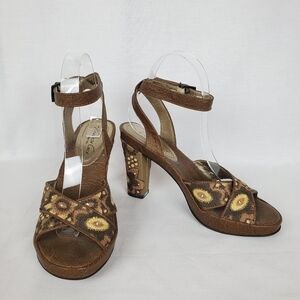 Kenneth Cole floral heels